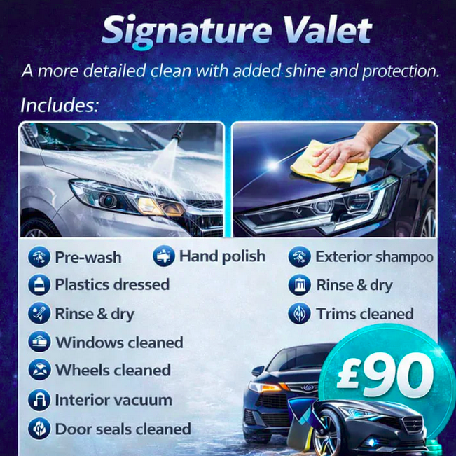 Signature valet service